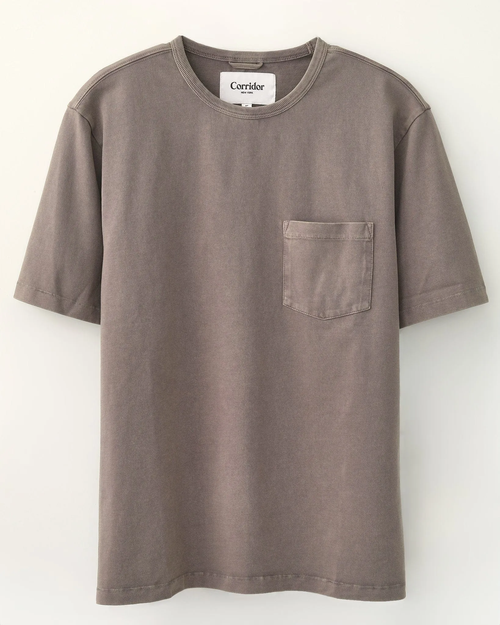 Garment Dyed Tee - Smoke sold by Corridor
