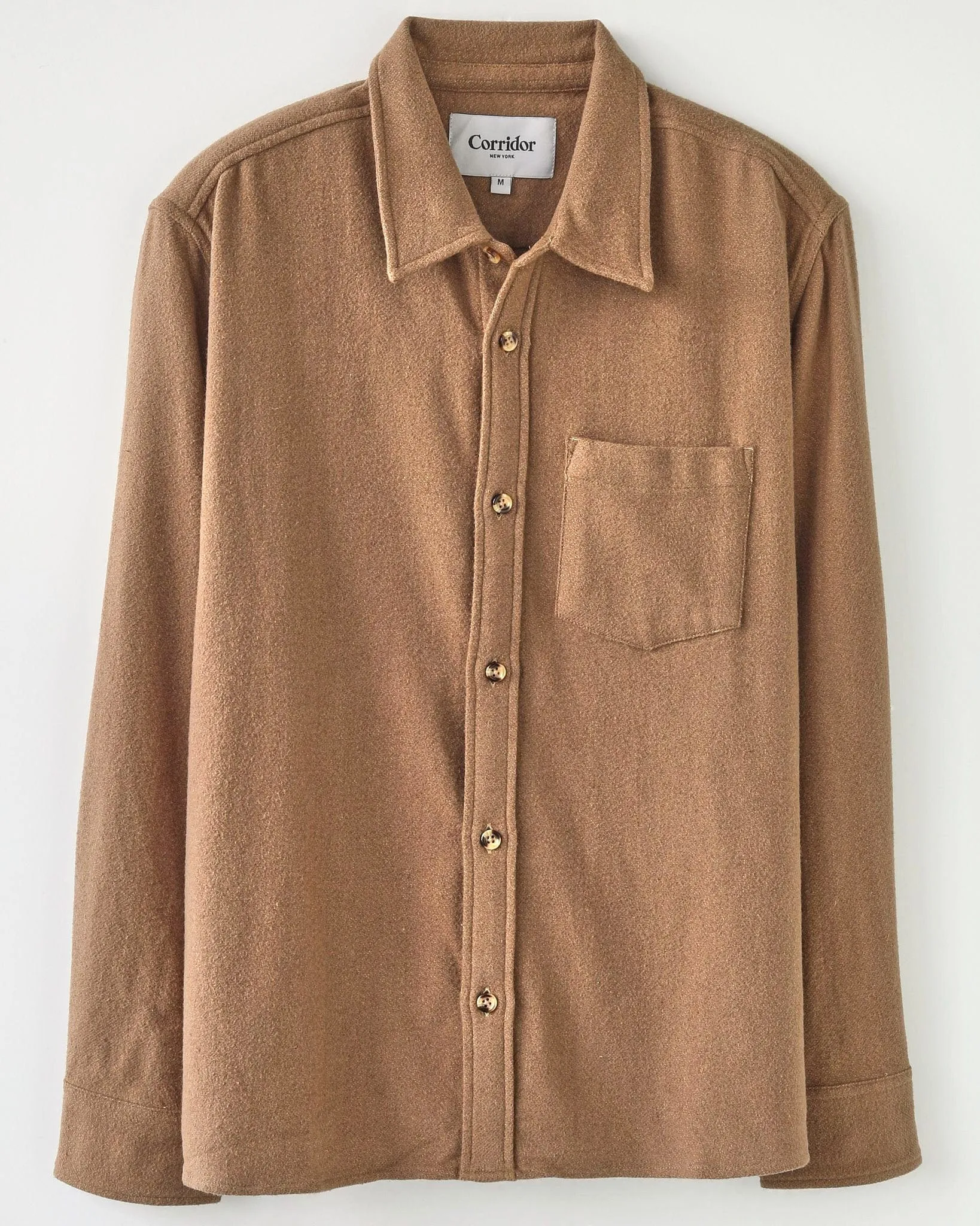 Brushed Flannel LS - Brown sold by Corridor
