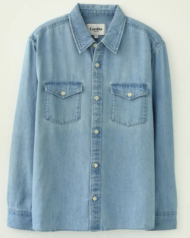 Denim Shirt LS sold by Corridor