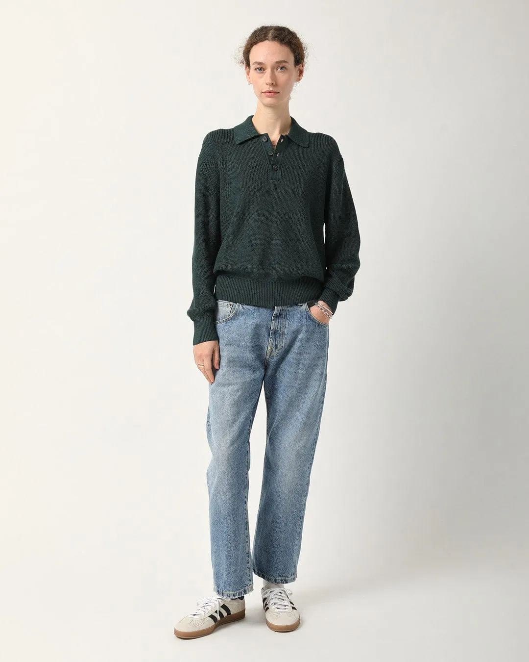 LS Slouchy Polo - Green sold by Corridor product image thumbnail 4