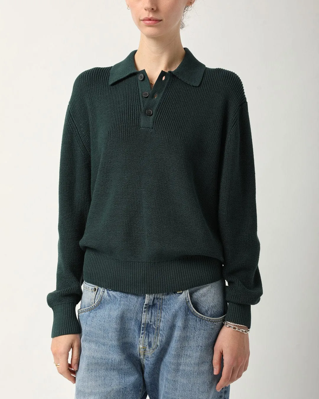 LS Slouchy Polo - Green sold by Corridor product image thumbnail 5