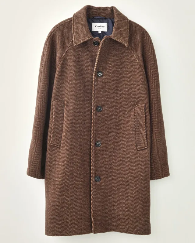 Herringbone Raglan sold by Corridor