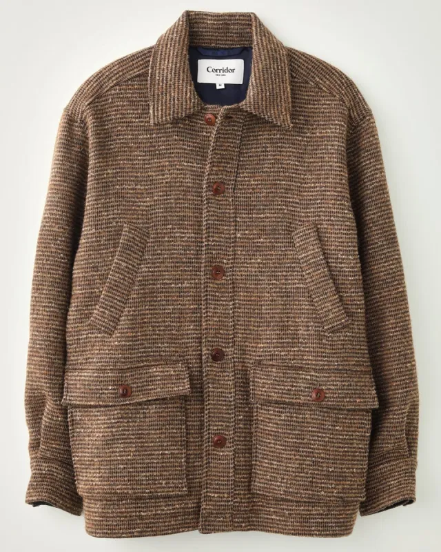 Blanket Stitch Coat sold by Corridor