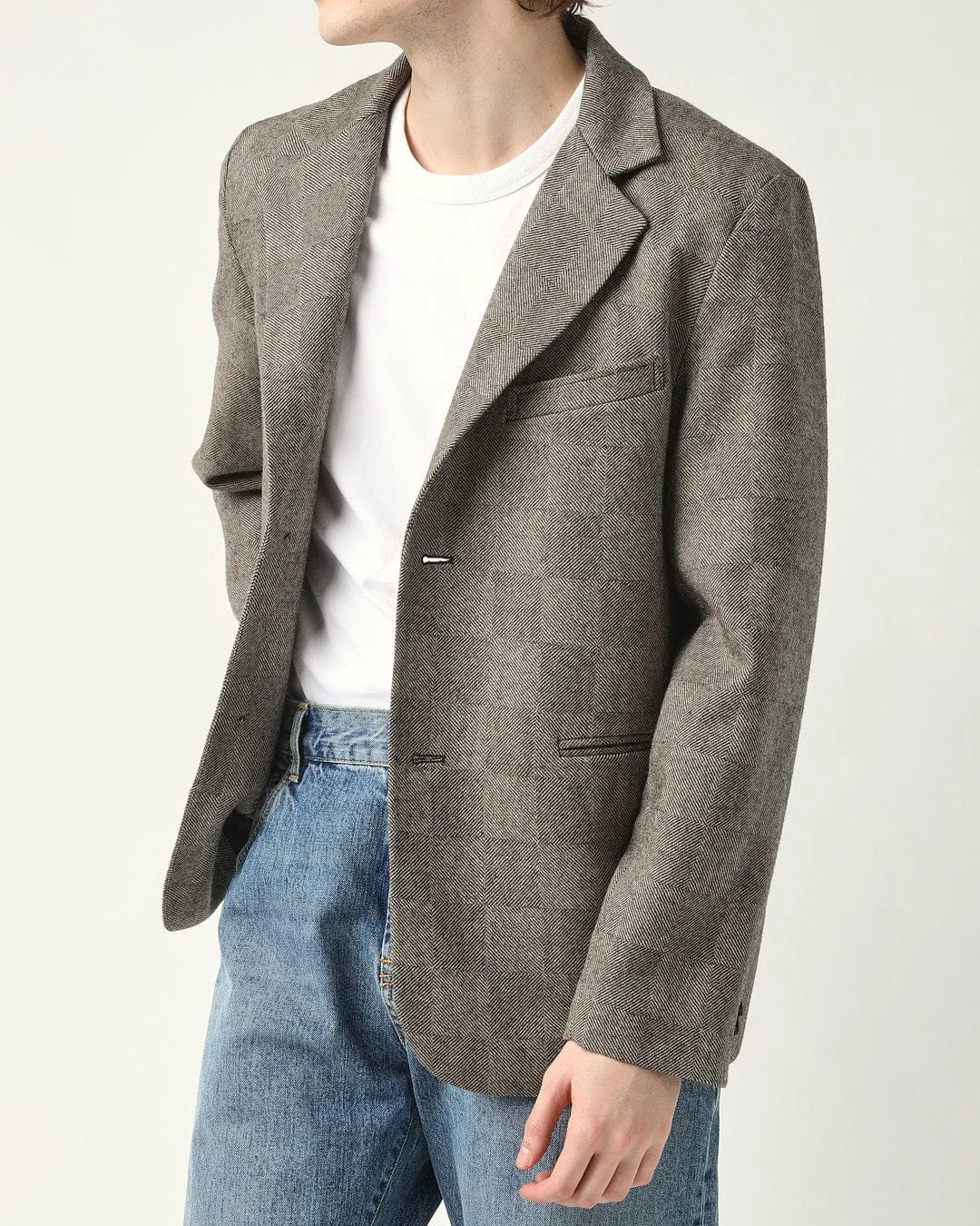 Check 2 Button Blazer sold by Corridor product image thumbnail 3