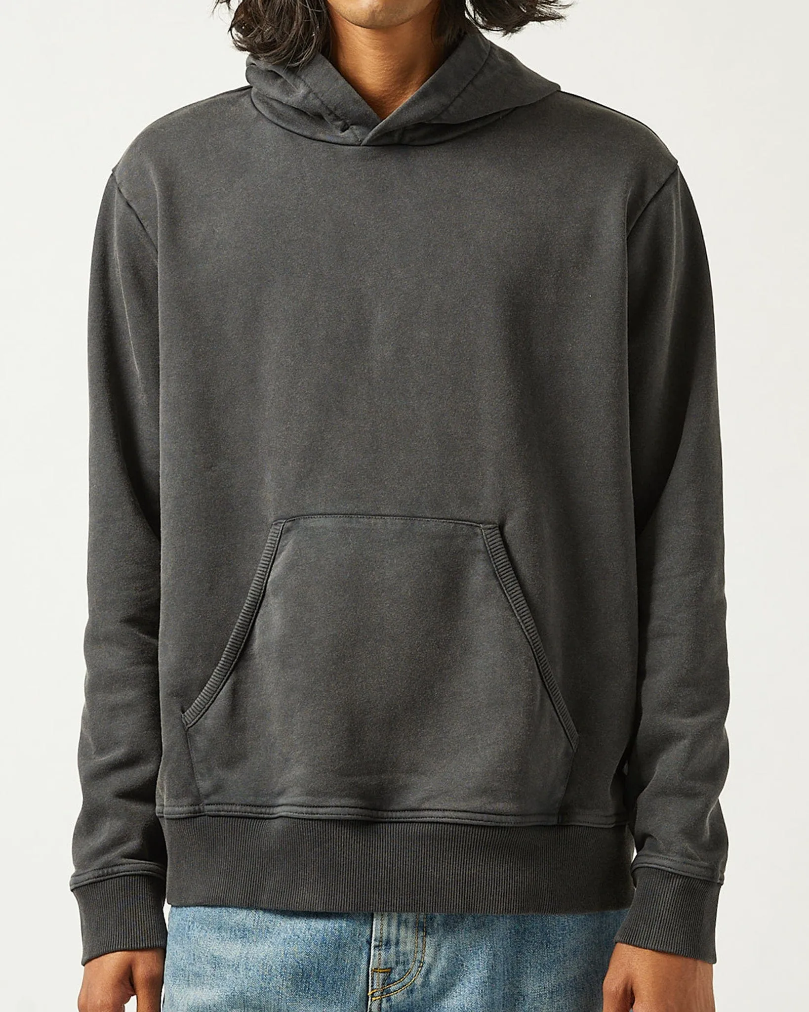French Terry Hoodie - Washed Black sold by Corridor product image thumbnail 3