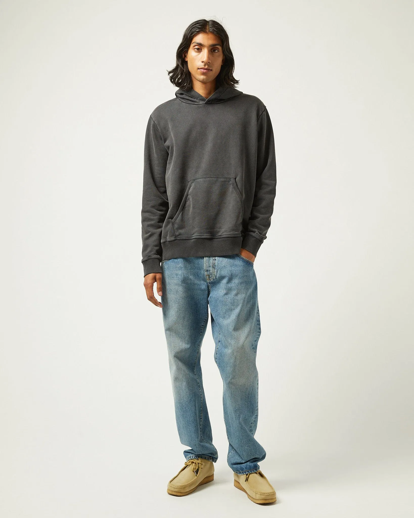 French Terry Hoodie - Washed Black sold by Corridor product image thumbnail 2