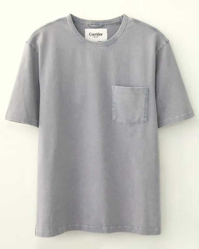Garment Dyed Tee - Dusk sold by Corridor