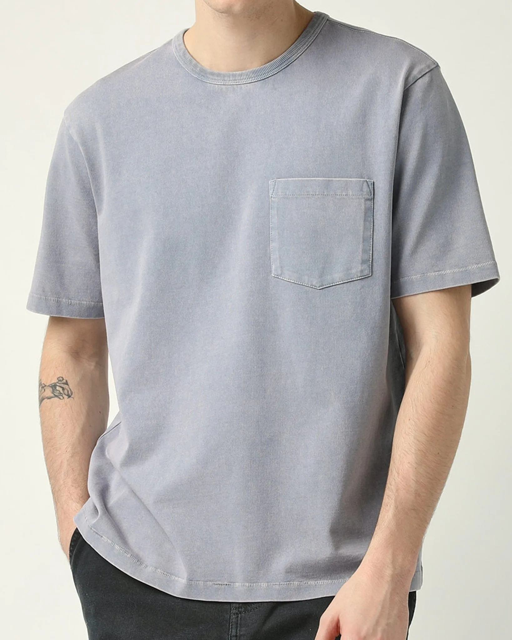 Garment Dyed Tee - Dusk sold by Corridor product image thumbnail 3