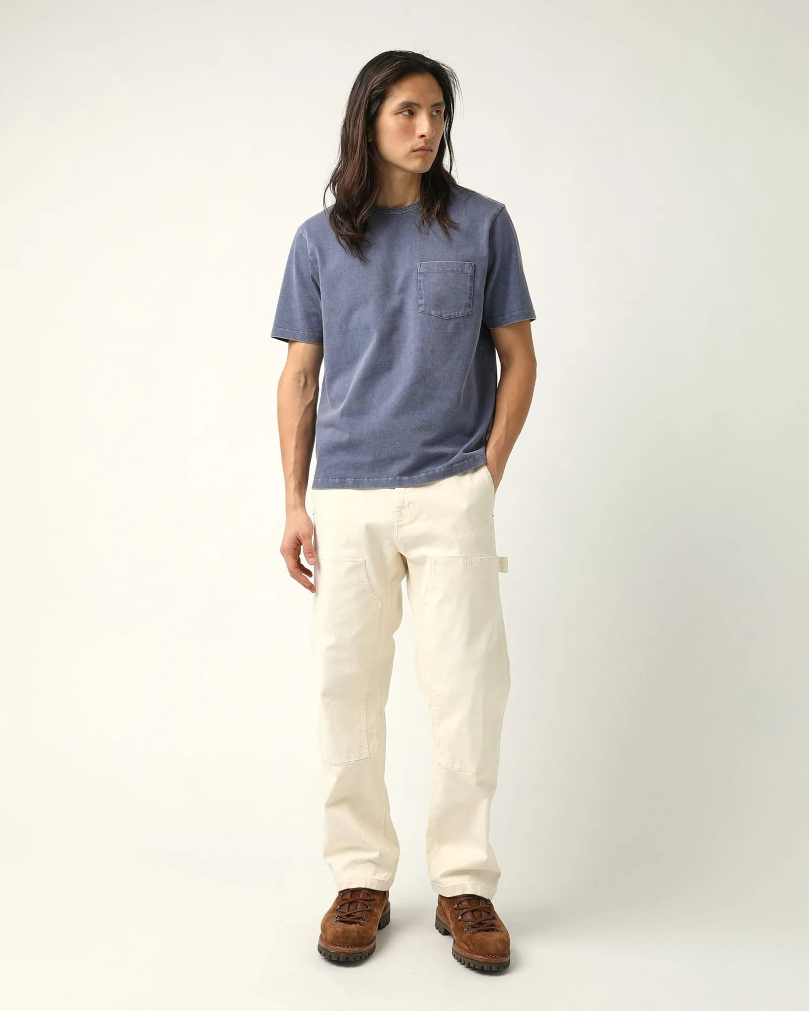 Garment Dyed Tee - Washed Blue sold by Corridor product image thumbnail 3