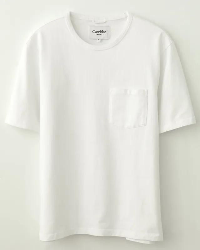 Organic Garment Dye Tee - White sold by Corridor