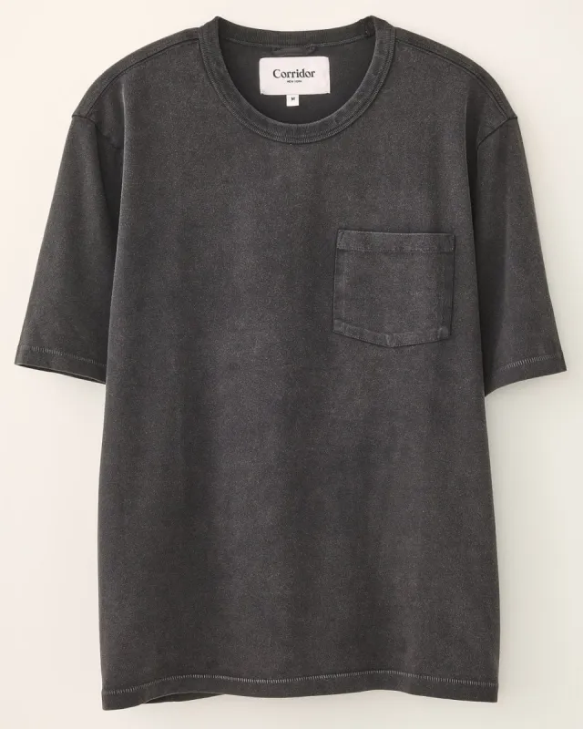 Organic Garment Dye Tee - Black sold by Corridor