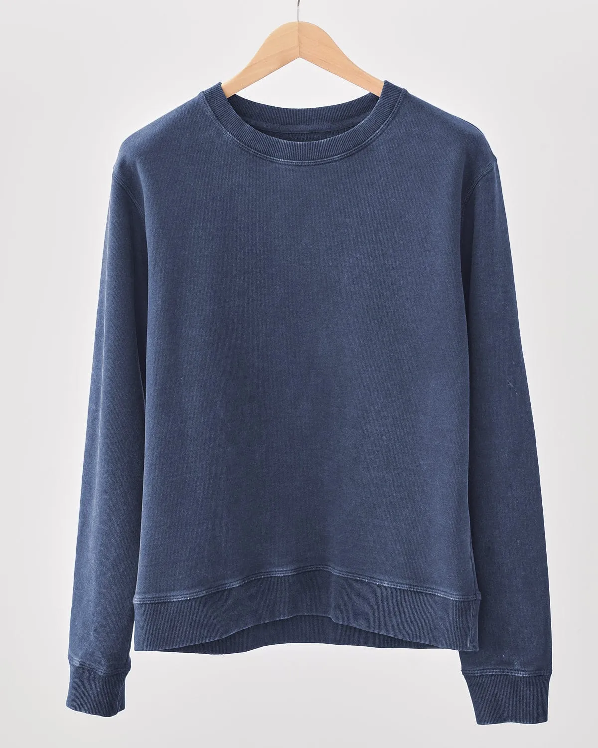 Acid Wash Sweatshirt - Navy sold by Corridor