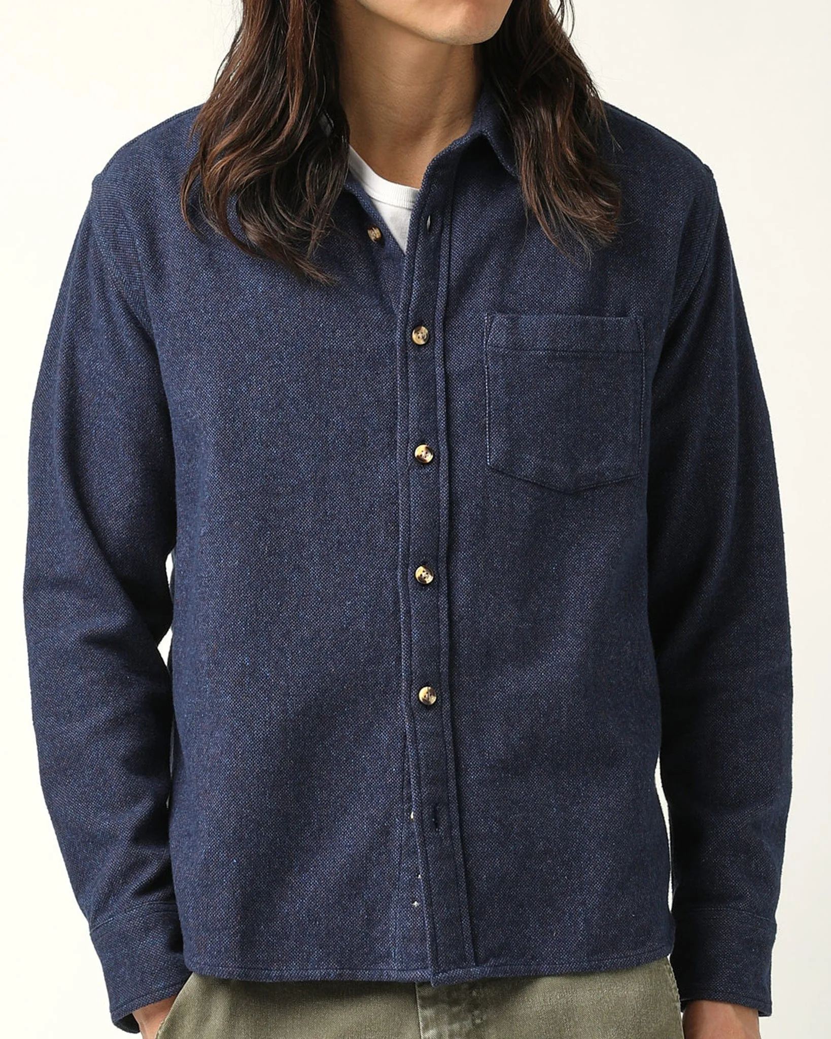 Recycled Flannel LS - Midnight sold by Corridor product image thumbnail 3