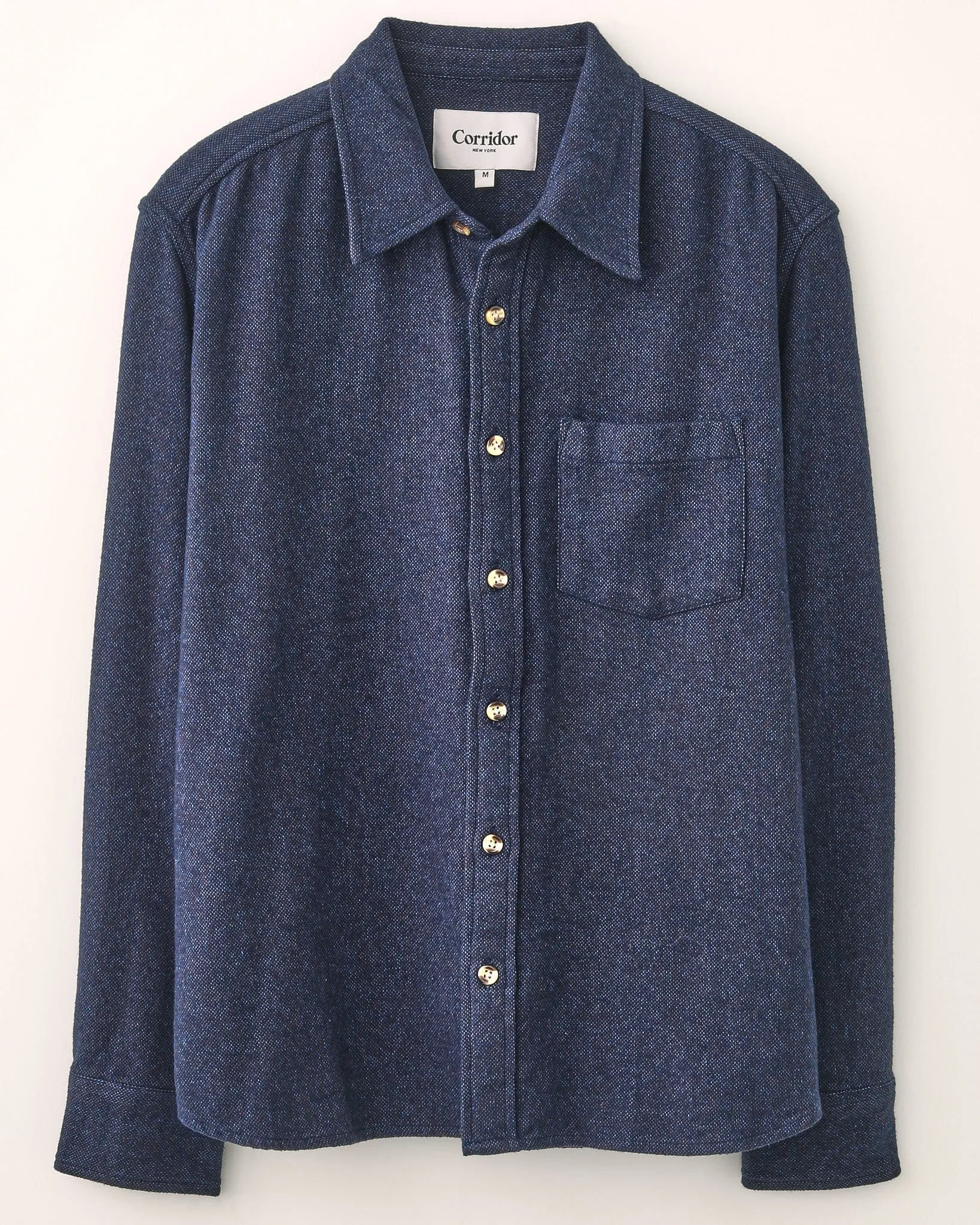 Recycled Flannel LS - Midnight sold by Corridor