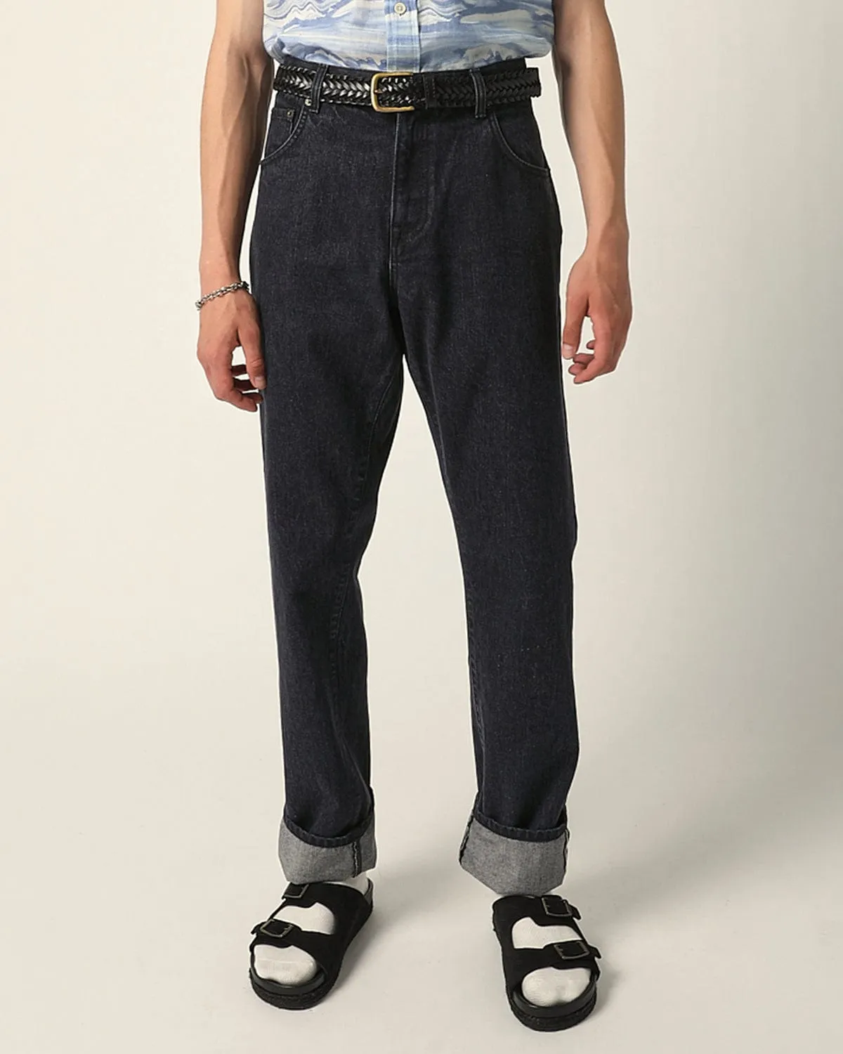 Organic Italian - 5 Pocket Jean - Washed Black sold by Corridor product image thumbnail 2