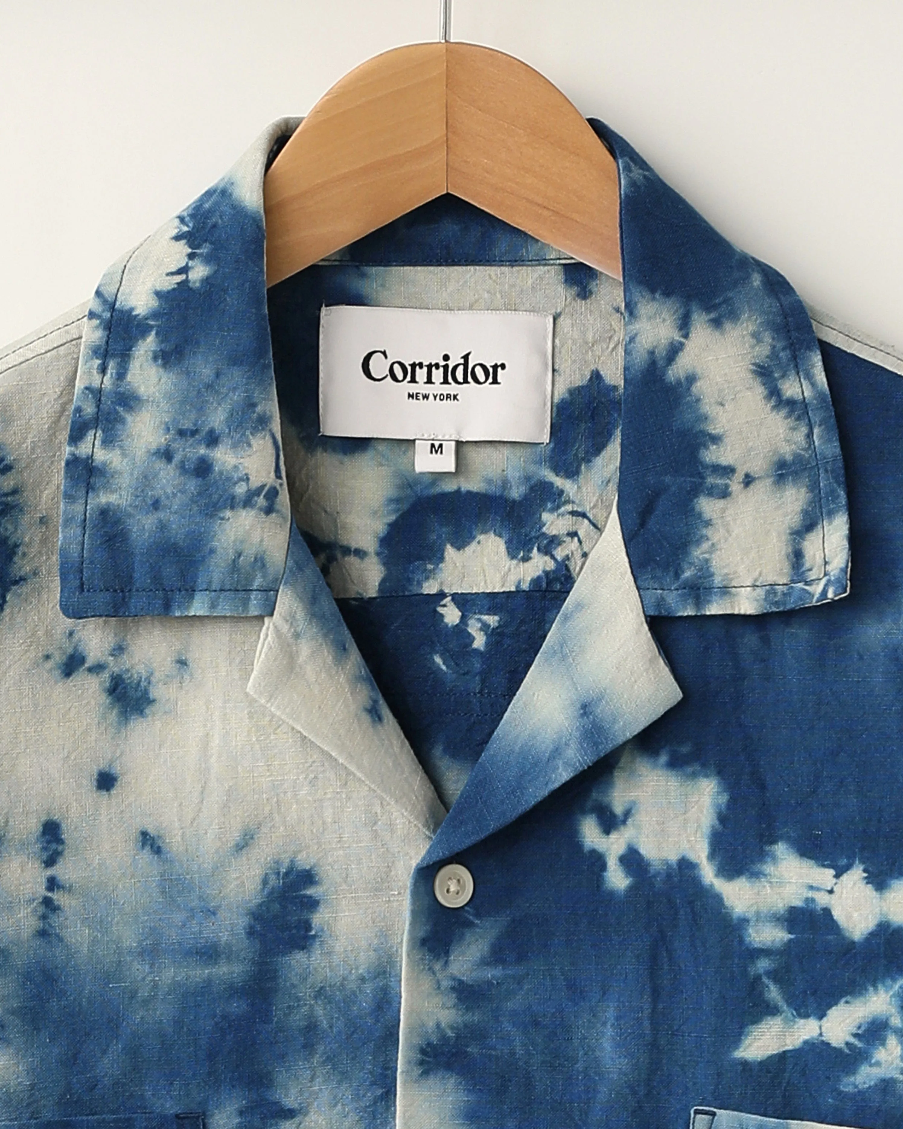 Tie Dye Linen Summer Shirt sold by Corridor product image thumbnail 2