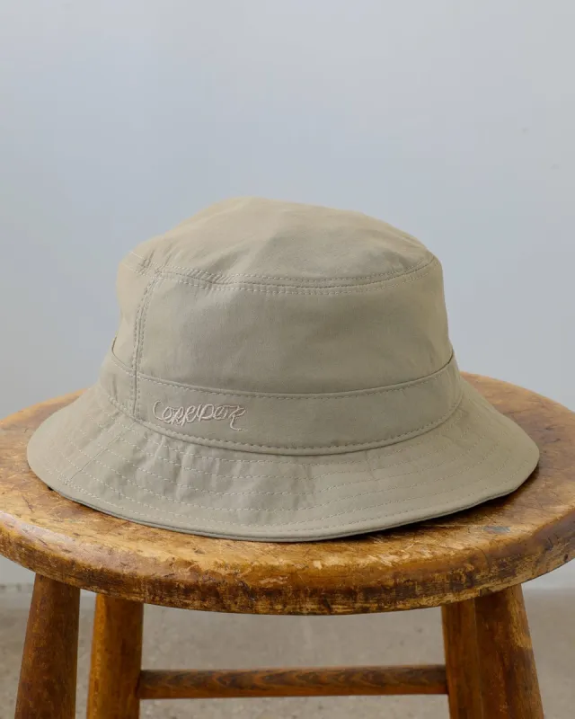 Taslan Bucket Hat - Grey sold by Corridor