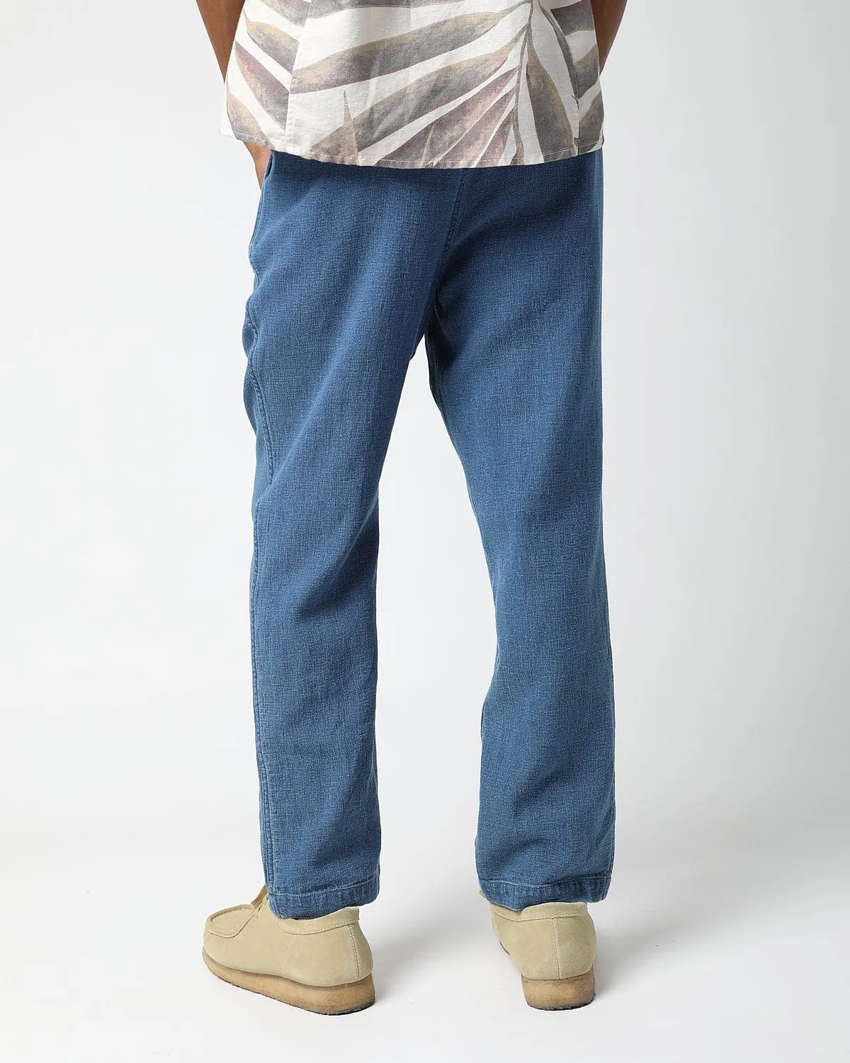 Washed Indigo Drawstring Trousers sold by Corridor product image thumbnail 3