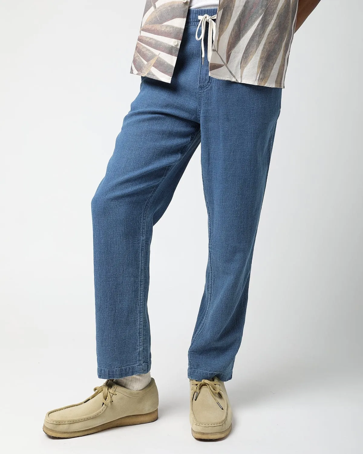 Washed Indigo Drawstring Trousers sold by Corridor product image thumbnail 2