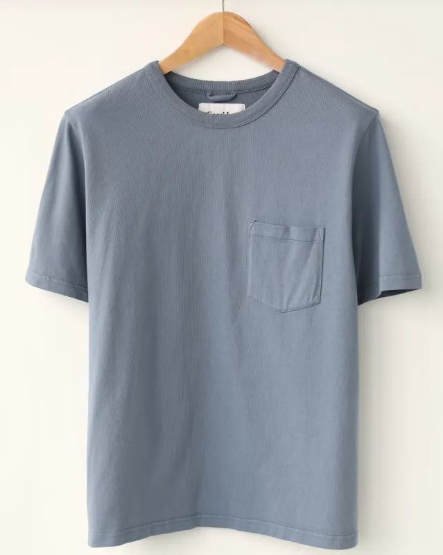Organic Garment Dye Tee - Slate sold by Corridor