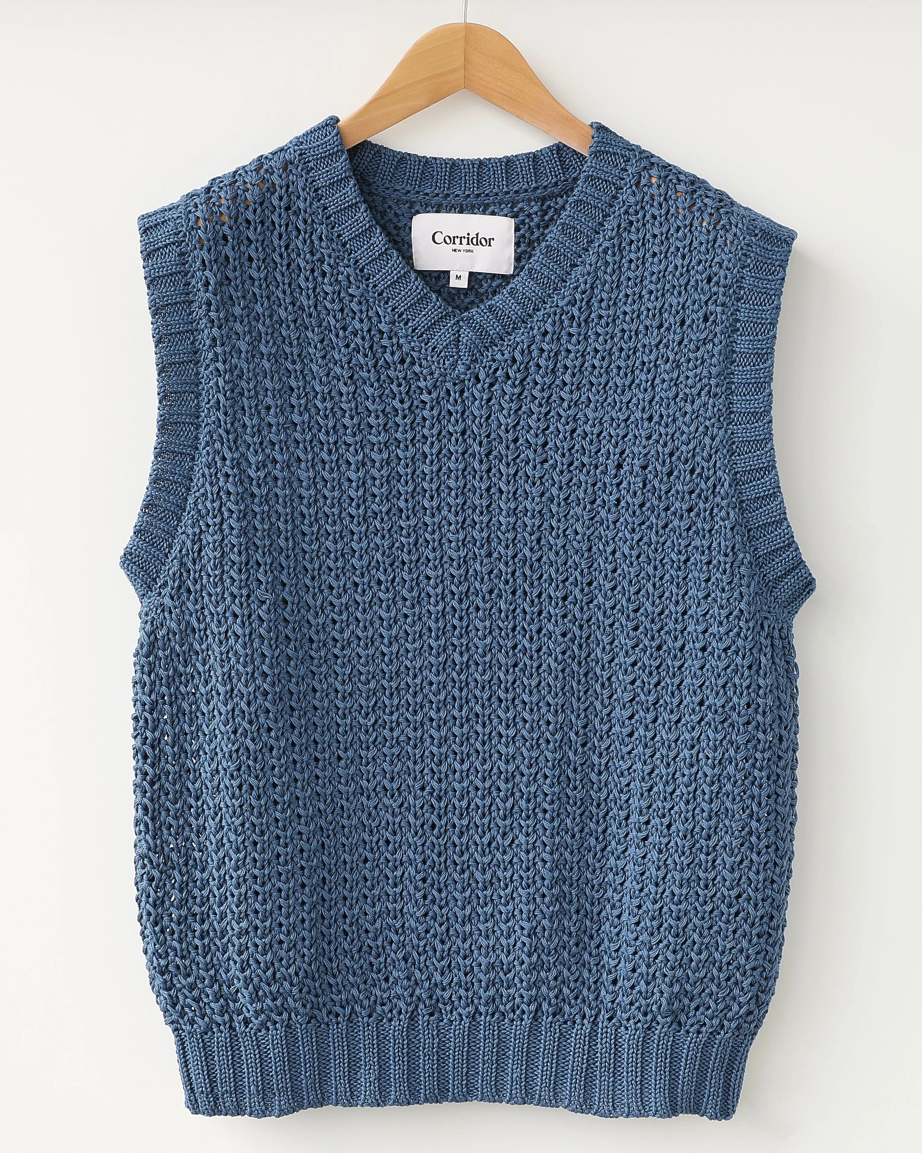 Mercerized Vest - Blue sold by Corridor