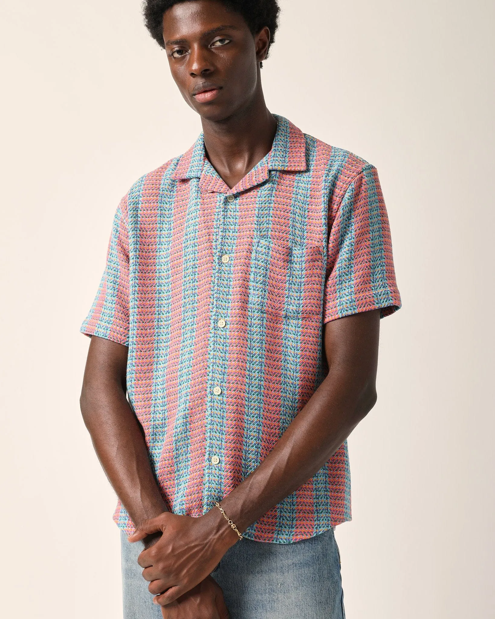 Acid Plaid- Iris SS sold by Corridor product image thumbnail 3