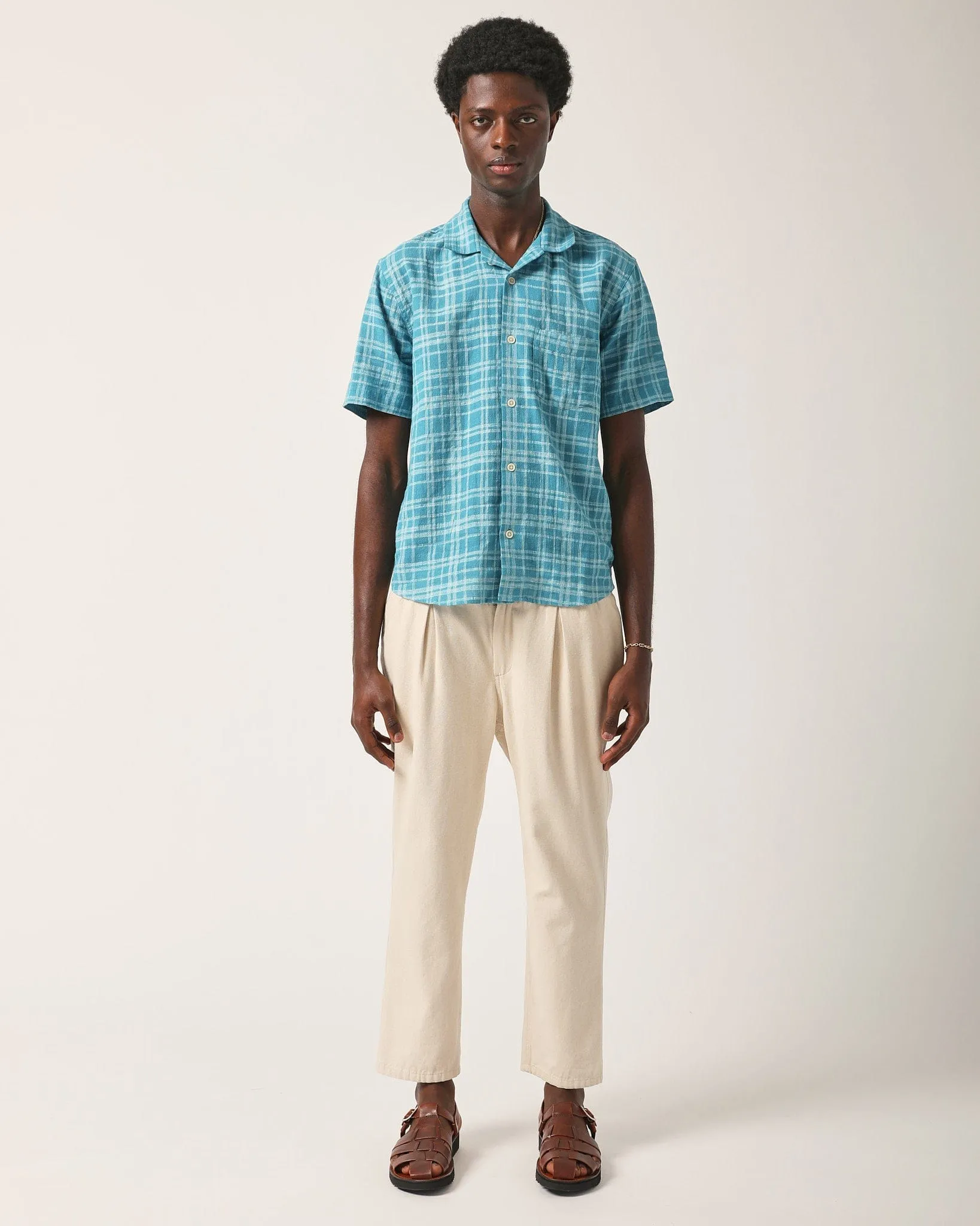 Linen Plaid SS Camp sold by Corridor product image thumbnail 3