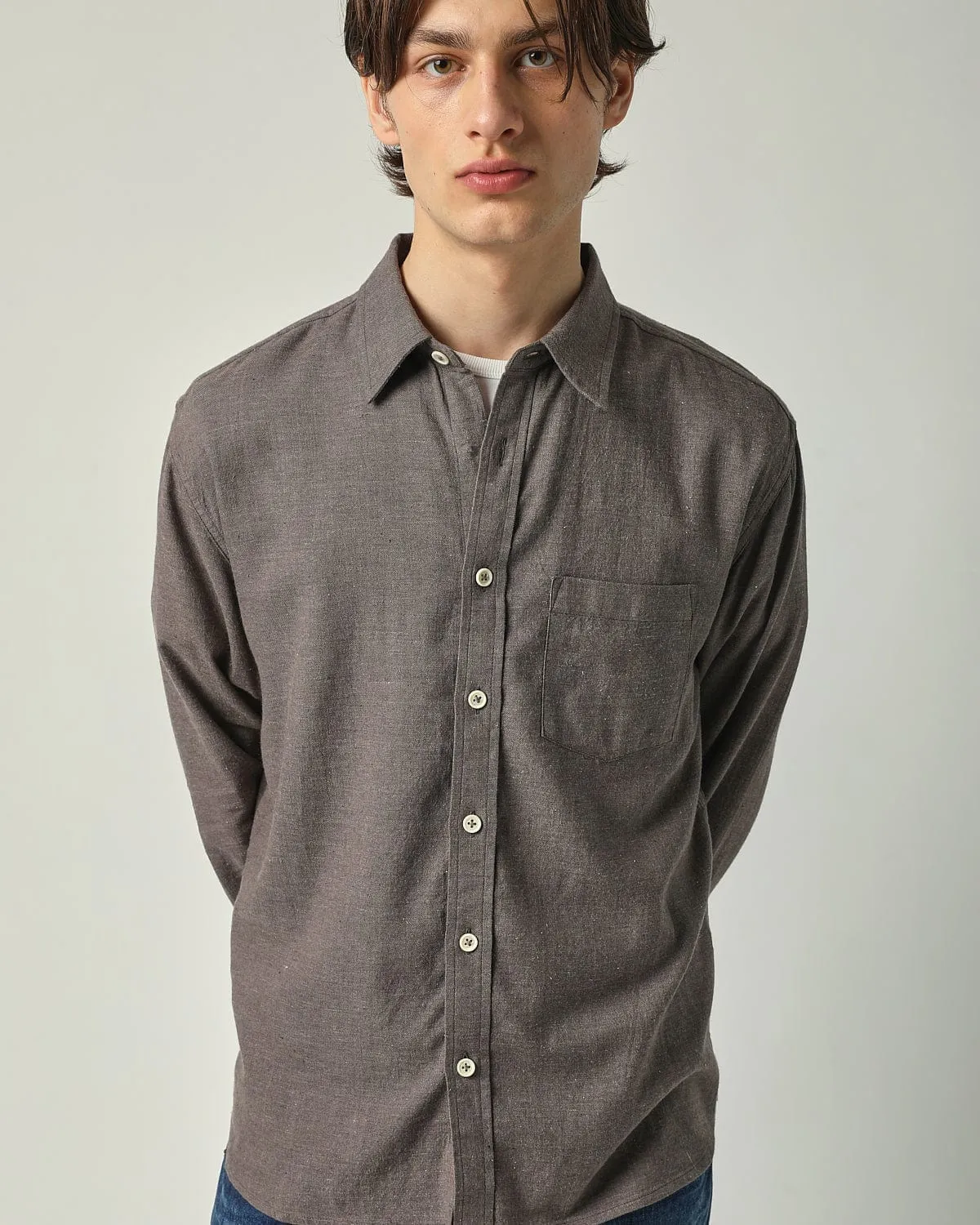 Lyocell Flannel LS - Camel sold by Corridor product image thumbnail 3