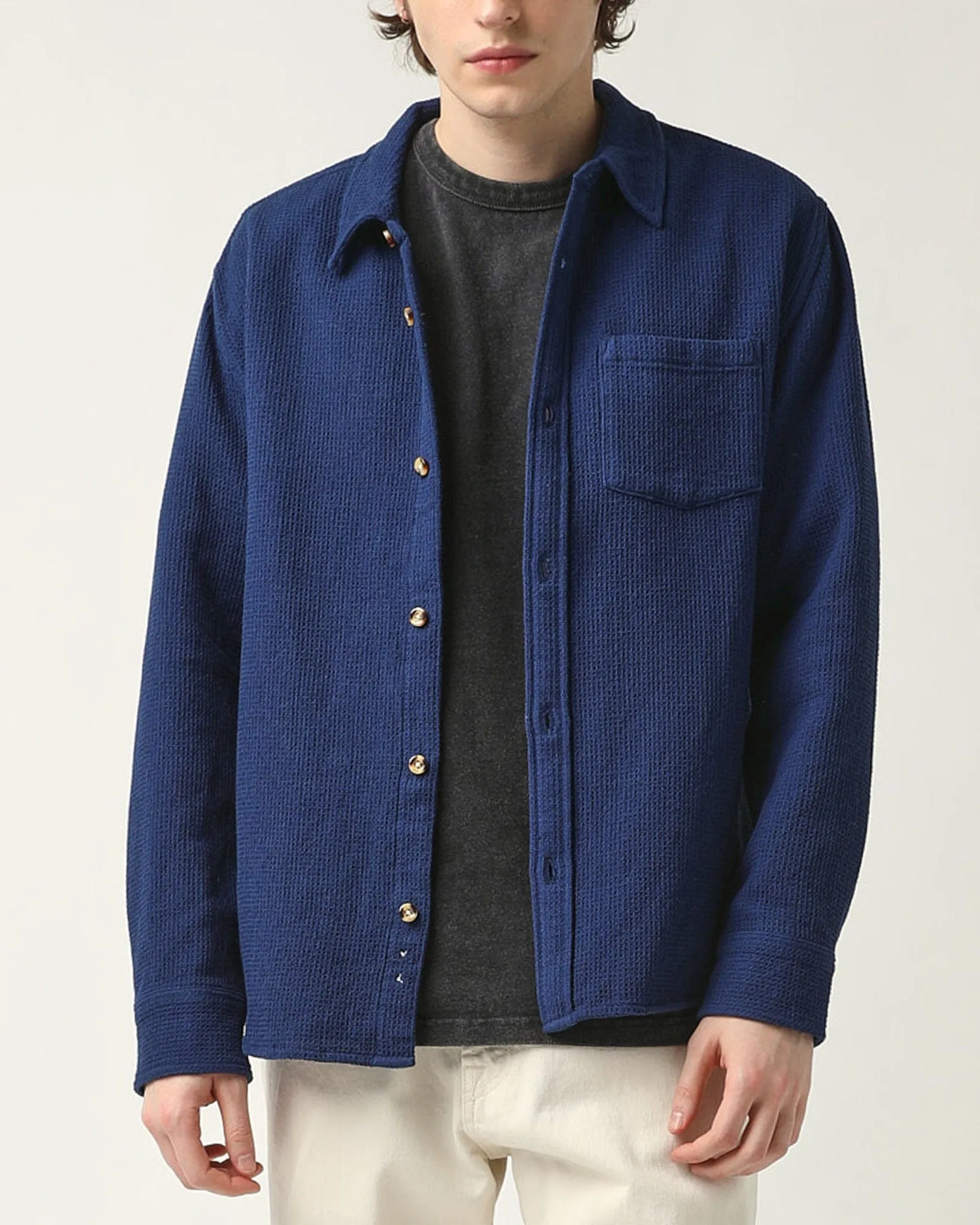 Waffle LS - Navy sold by Corridor product image thumbnail 2