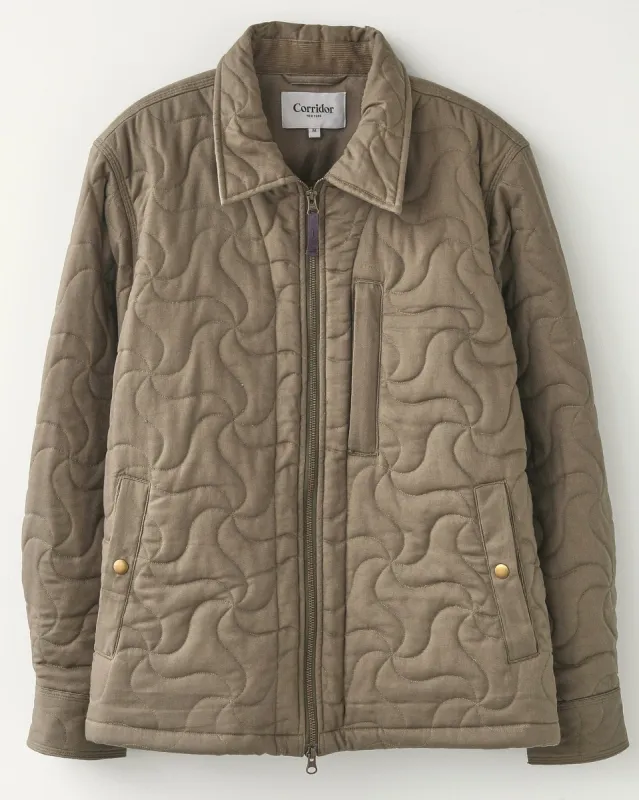 Quilted Zip Jacket sold by Corridor