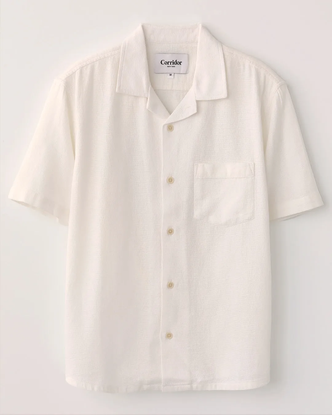 Hopsack SS - White sold by Corridor