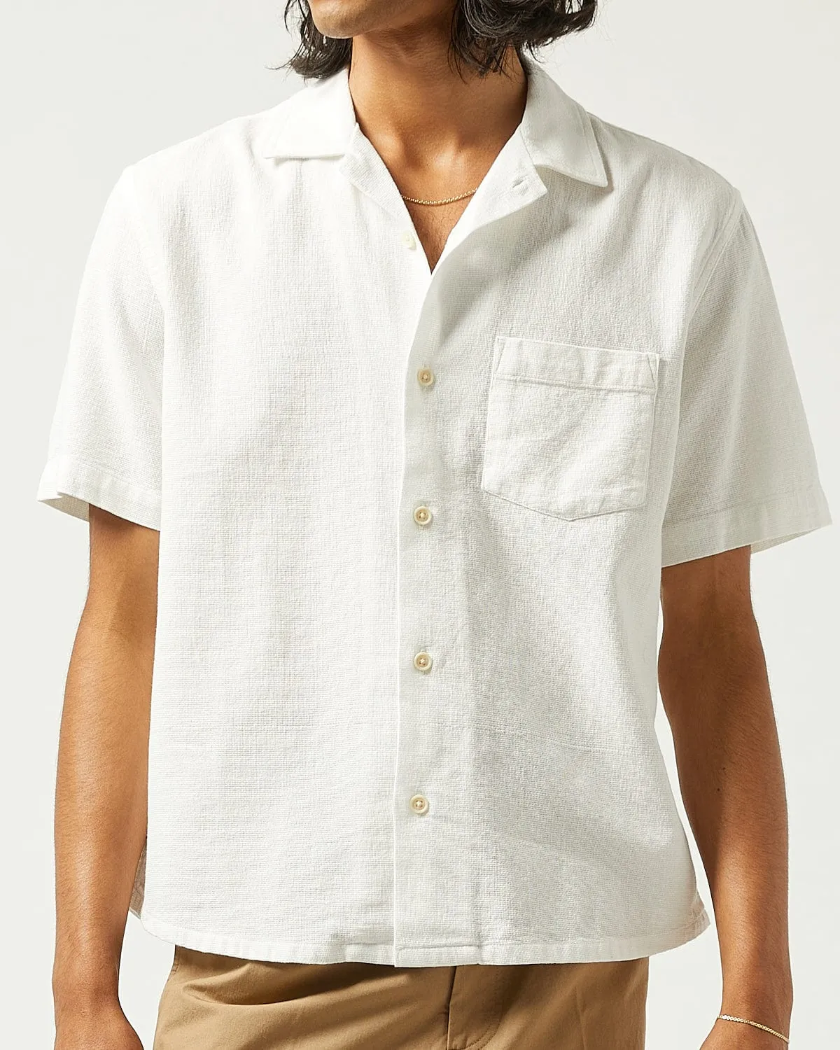 Hopsack SS - White sold by Corridor product image thumbnail 3