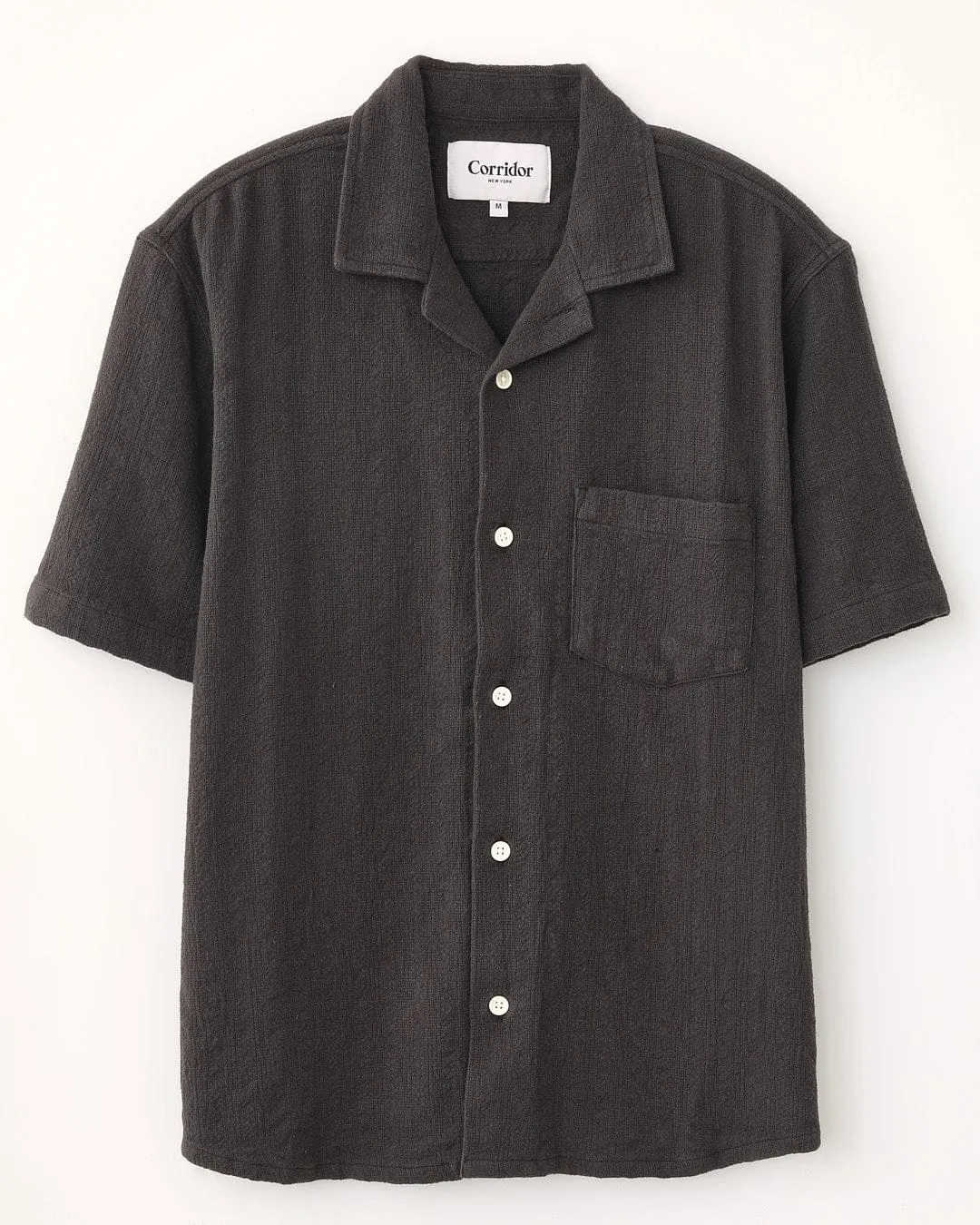 Basket Weave Stripe SS - Black sold by Corridor