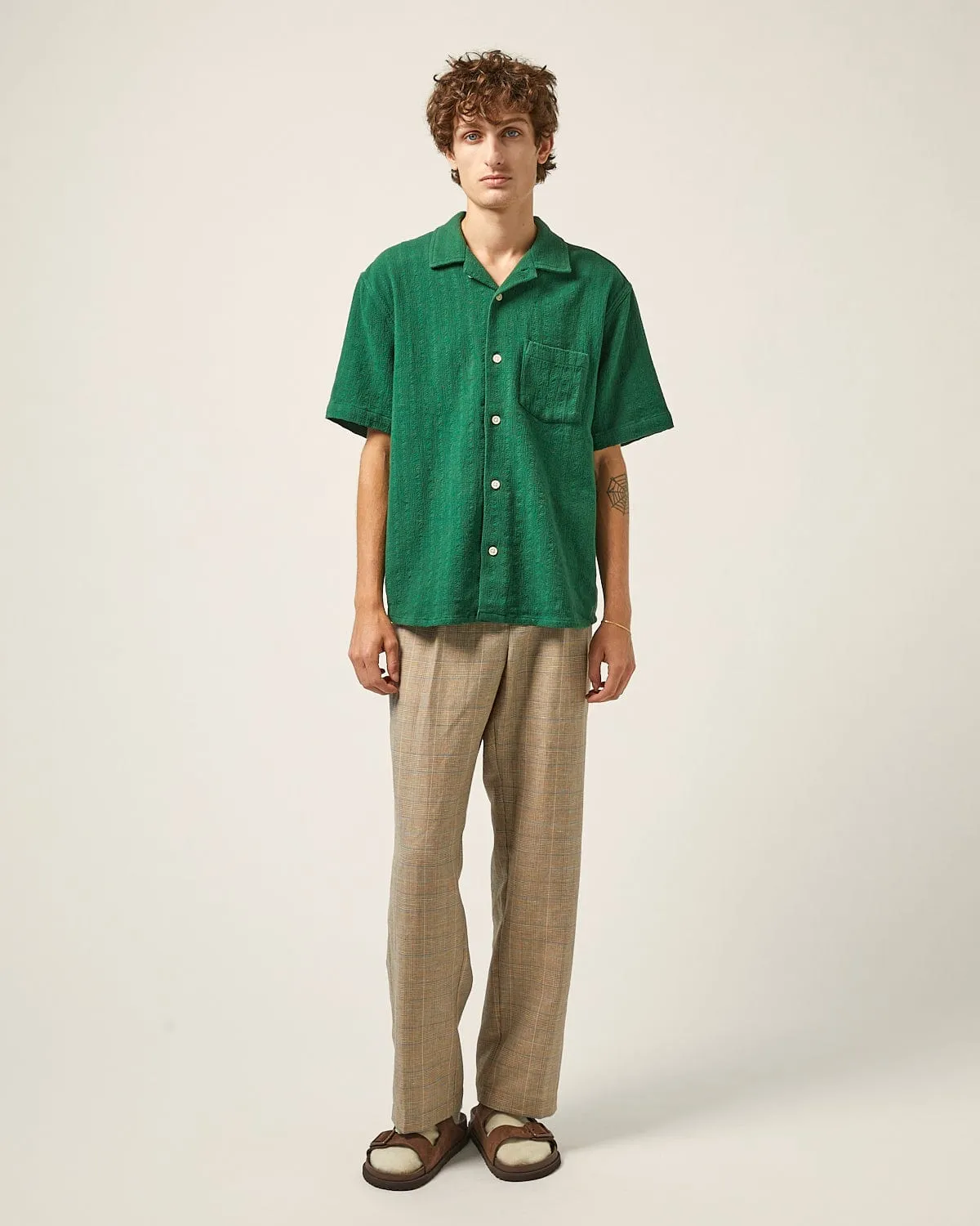 Basket Weave Stripe SS - Green sold by Corridor product image thumbnail 2