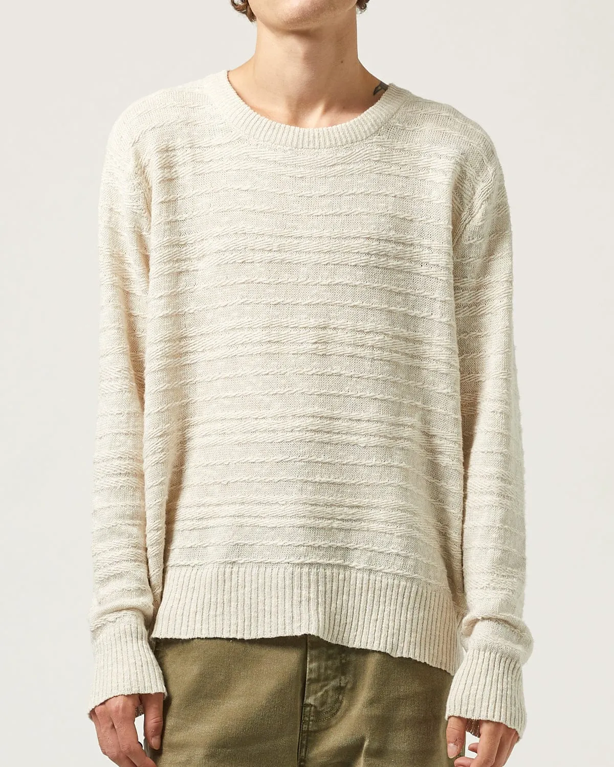Linen Silk Crewneck sold by Corridor product image thumbnail 3