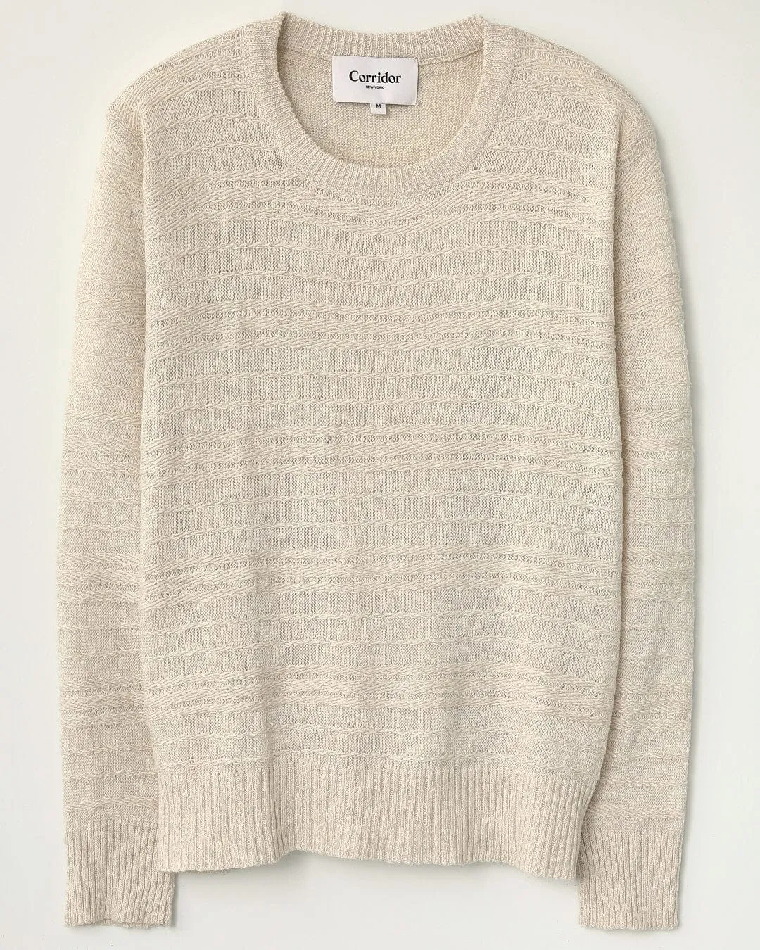 Linen Silk Crewneck sold by Corridor
