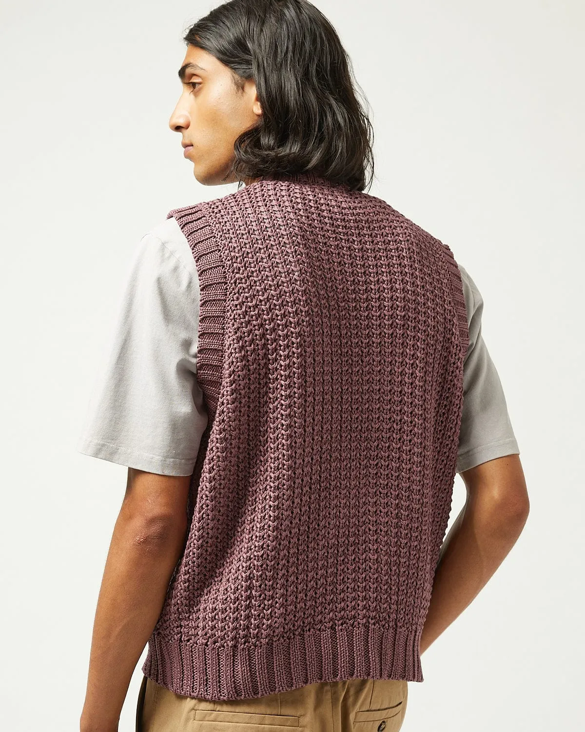 Mercerized Vest - Violet sold by Corridor product image thumbnail 5