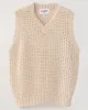 Mercerized Vest - Natural sold by Corridor