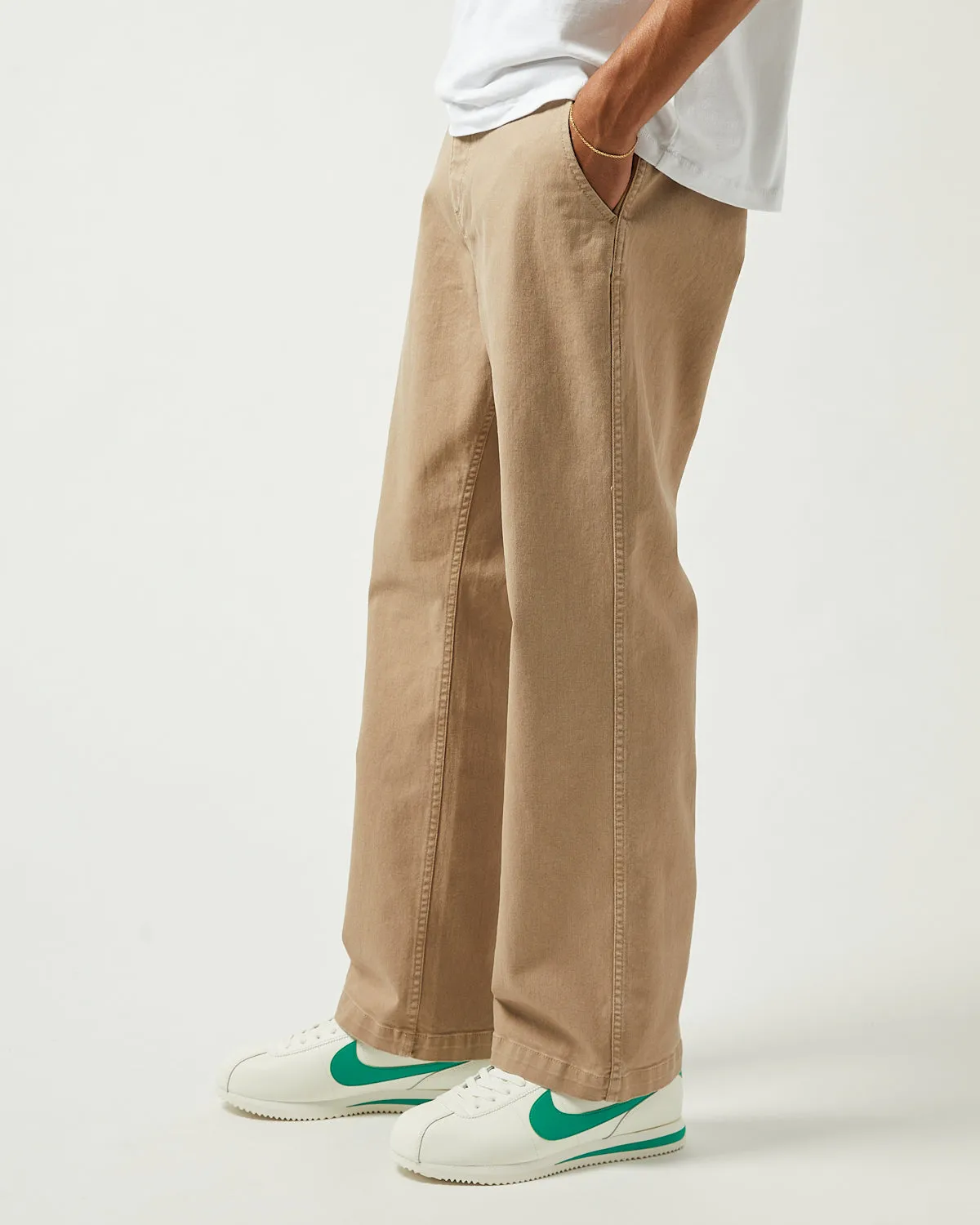 Heavy Twill Trouser - Khaki sold by Corridor product image thumbnail 4