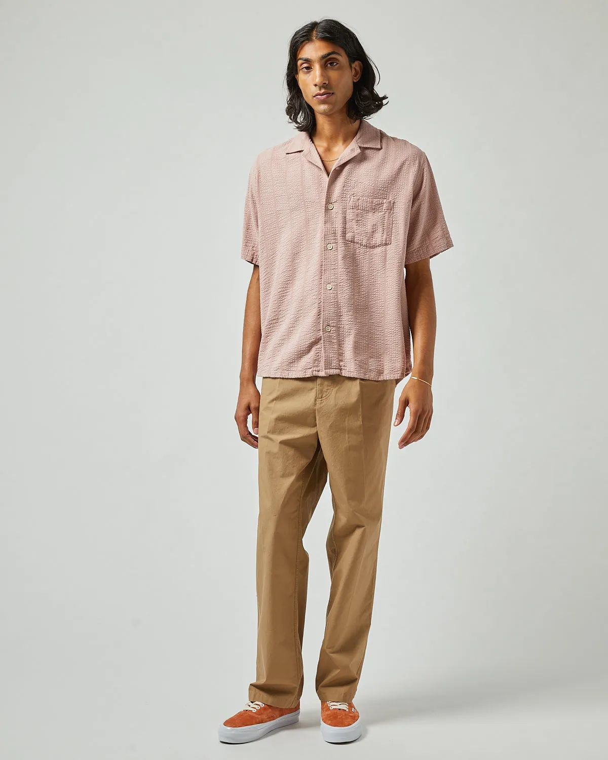 Striped Seersucker SS - Pink sold by Corridor product image thumbnail 3