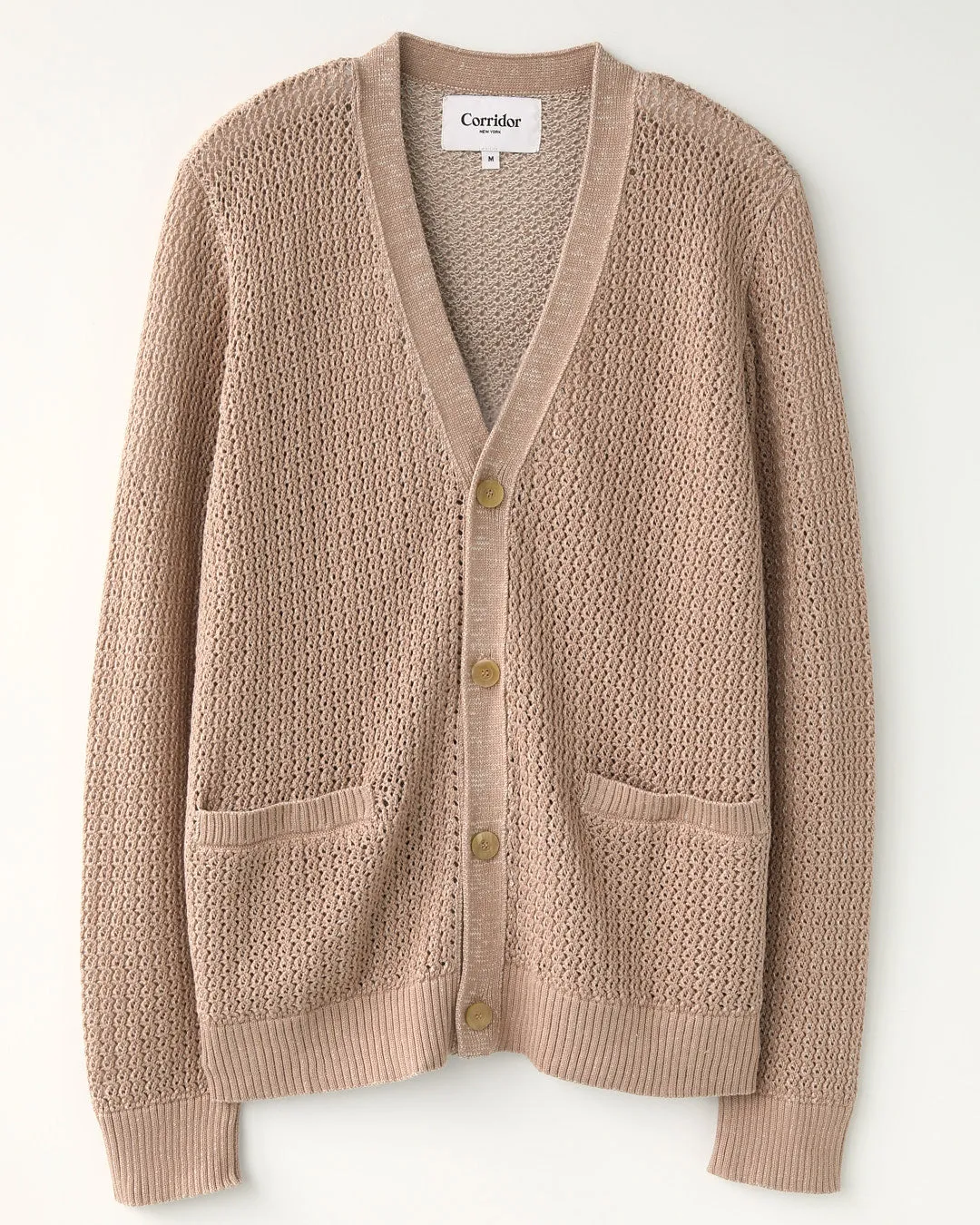 Marled Cardigan - Natural sold by Corridor