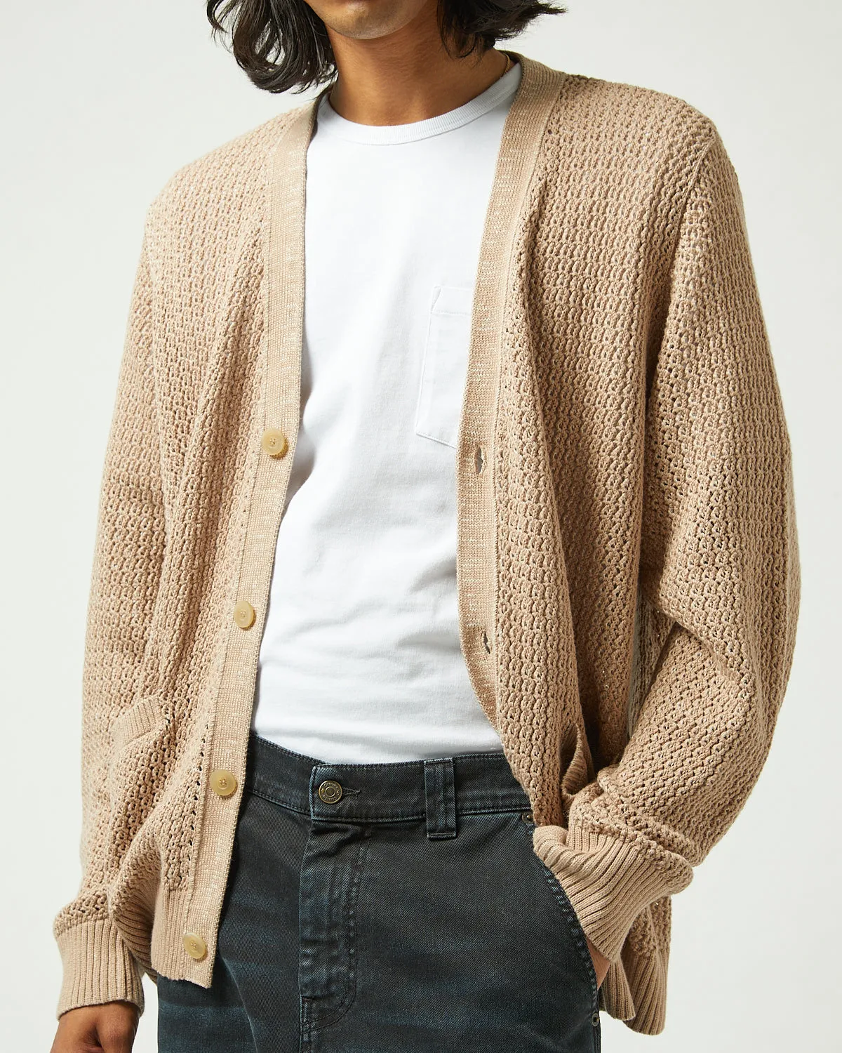 Marled Cardigan - Natural sold by Corridor product image thumbnail 3
