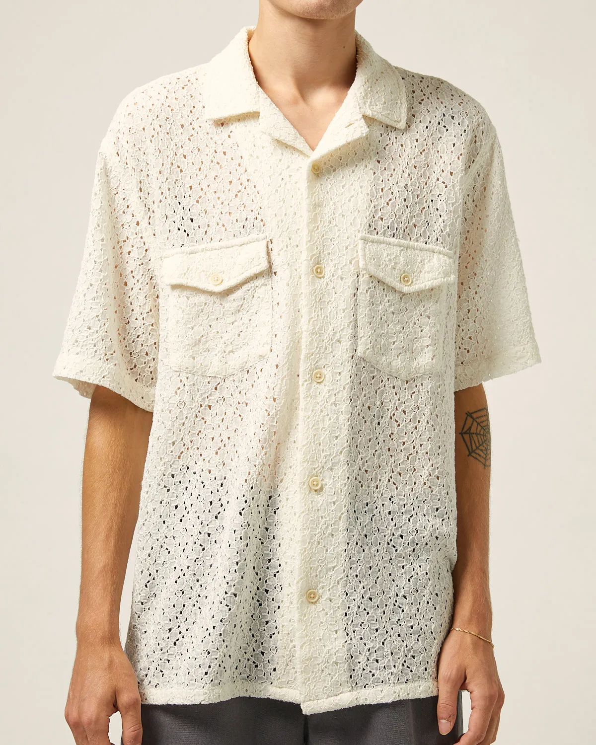 Floral Lace SS Camp - Natural sold by Corridor product image thumbnail 2