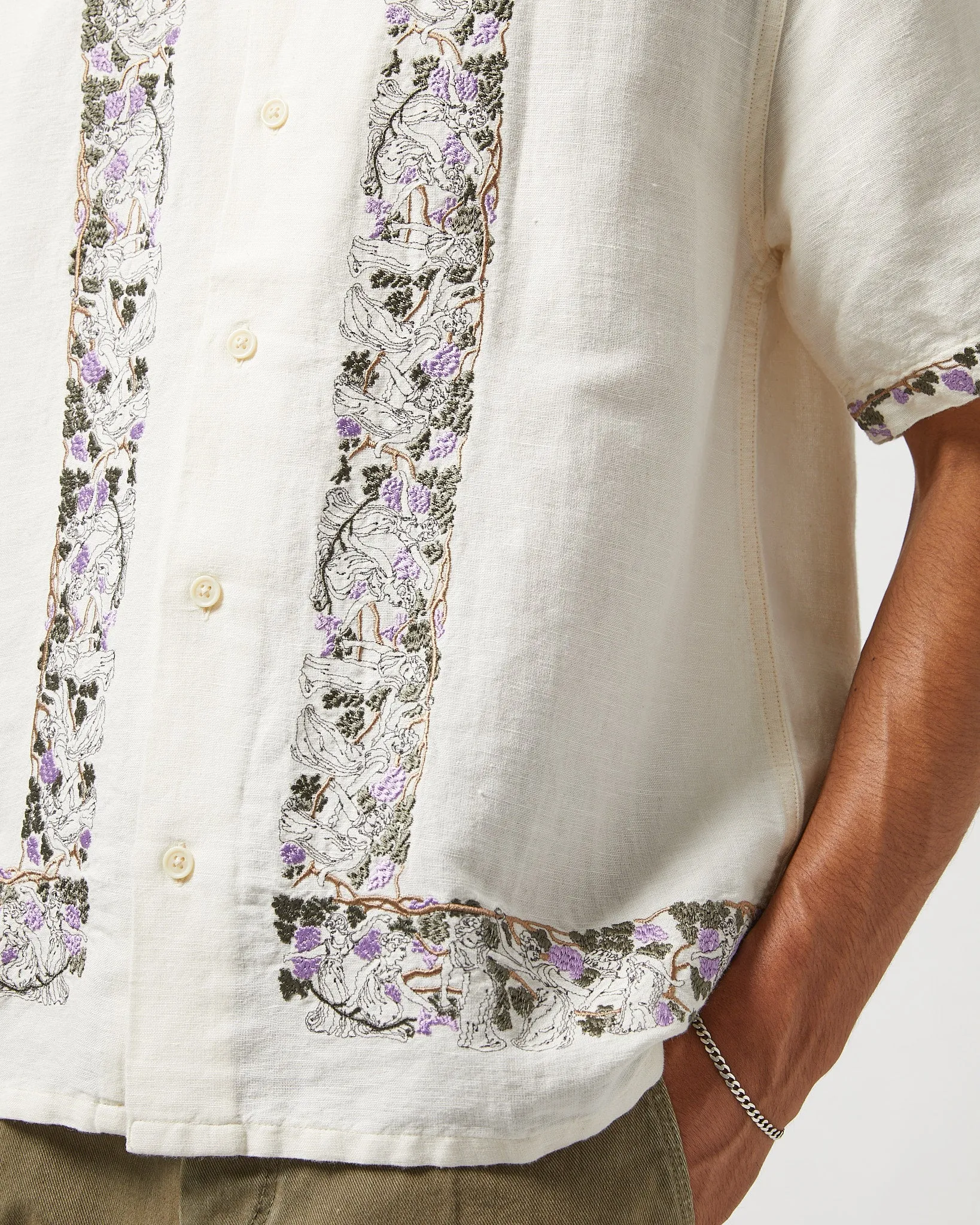 Bacchanal Embroidery SS Camp sold by Corridor product image thumbnail 3