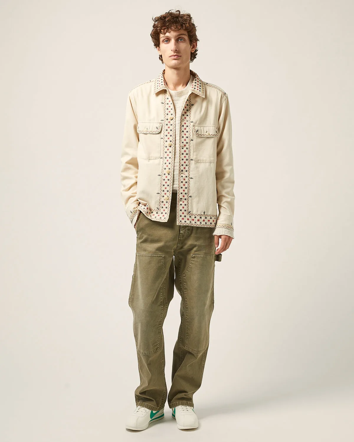 Starlight Embroidered Military Jacket sold by Corridor product image thumbnail 4