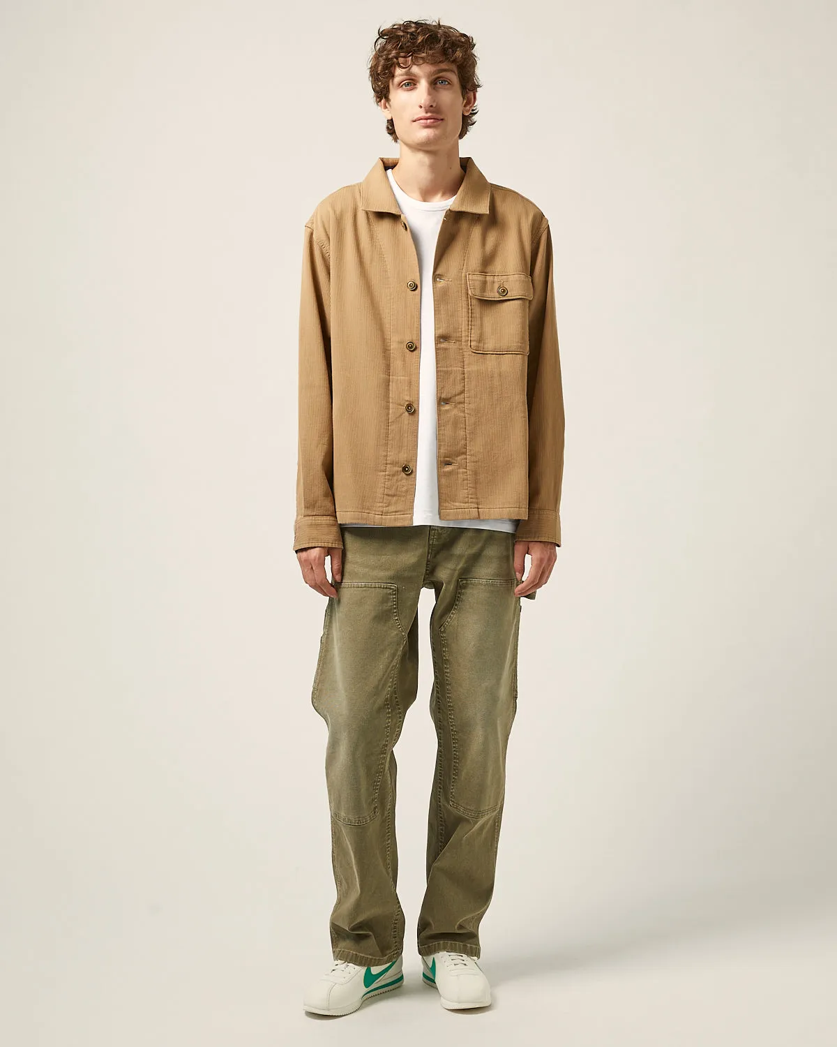 Bedford Cord Military Jacket - Khaki sold by Corridor product image thumbnail 2