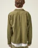 Bedford Cord Military Jacket - Olive sold by Corridor