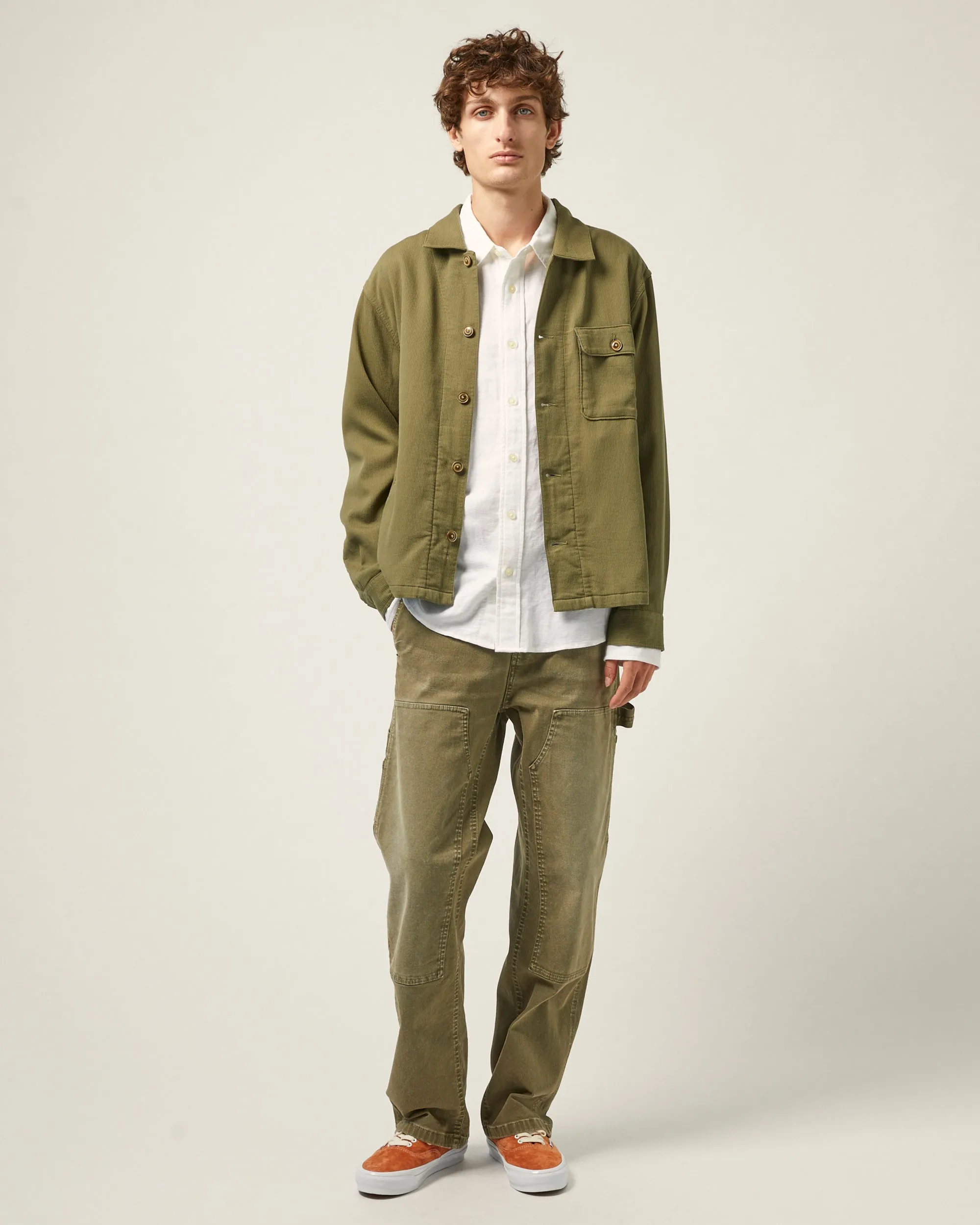 Bedford Cord Military Jacket - Olive sold by Corridor product image thumbnail 2