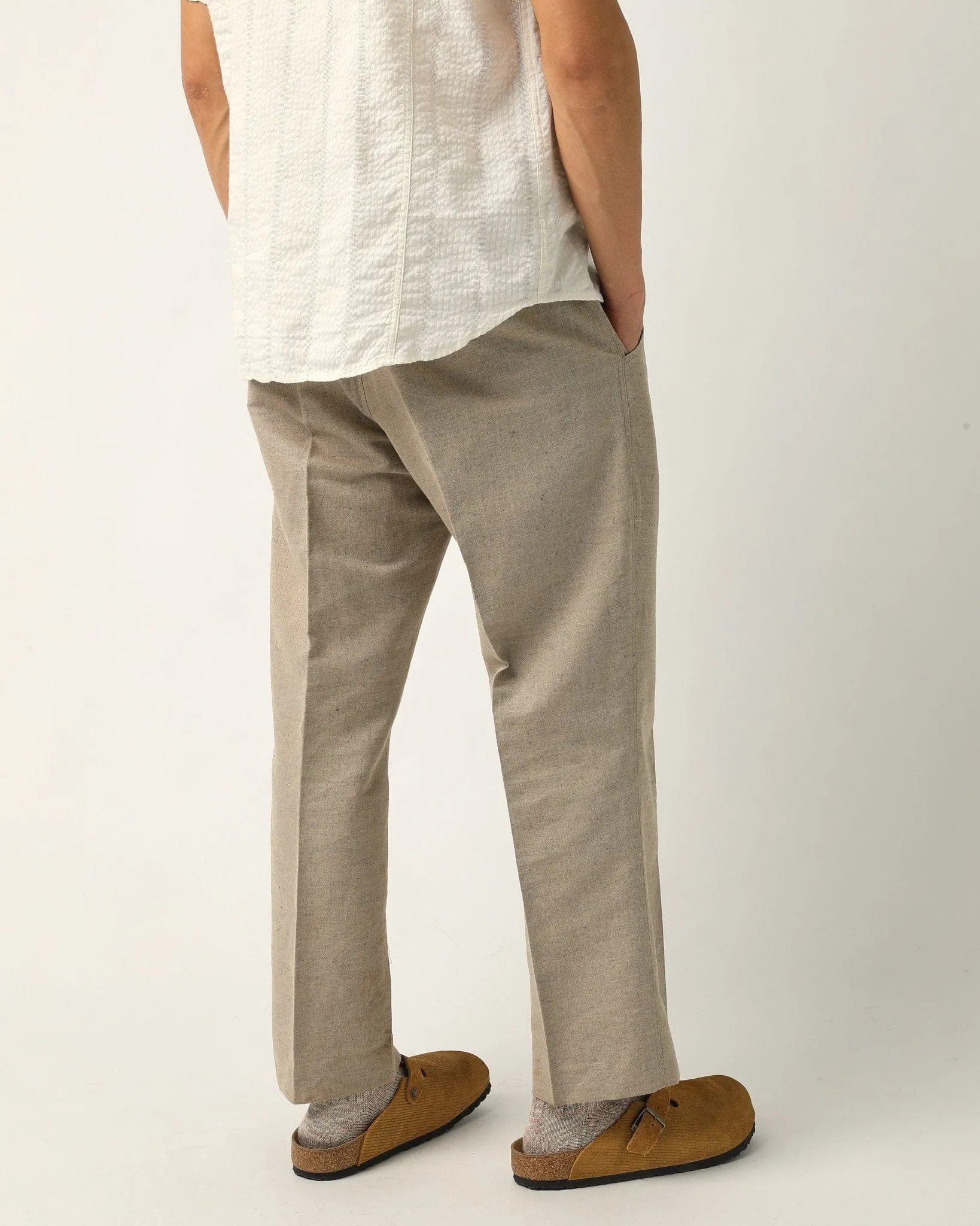 Linen Cotton Trouser - Natural sold by Corridor product image thumbnail 3