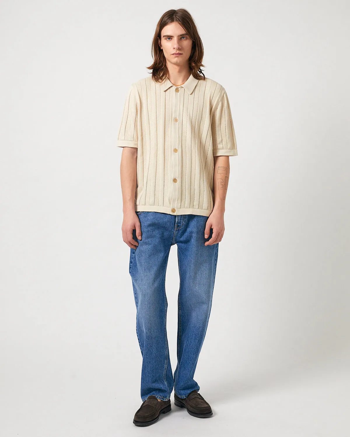 Ladder Knit Buttondown sold by Corridor product image thumbnail 2